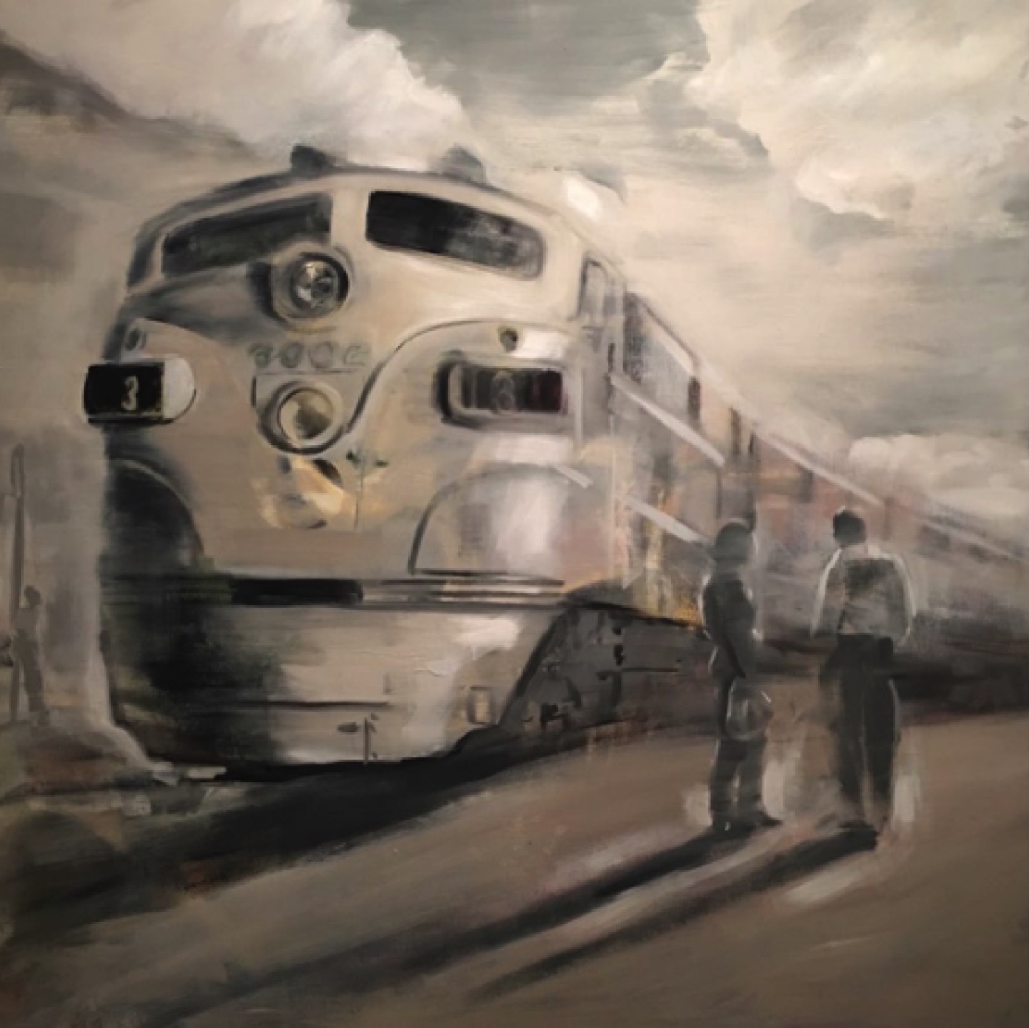 Gregg Chadwick
The Sunset Limited (Palm Springs Station)
40"x40" oil on linen 2016
Robert Amodeo Collection, Phoenix, Arizona
